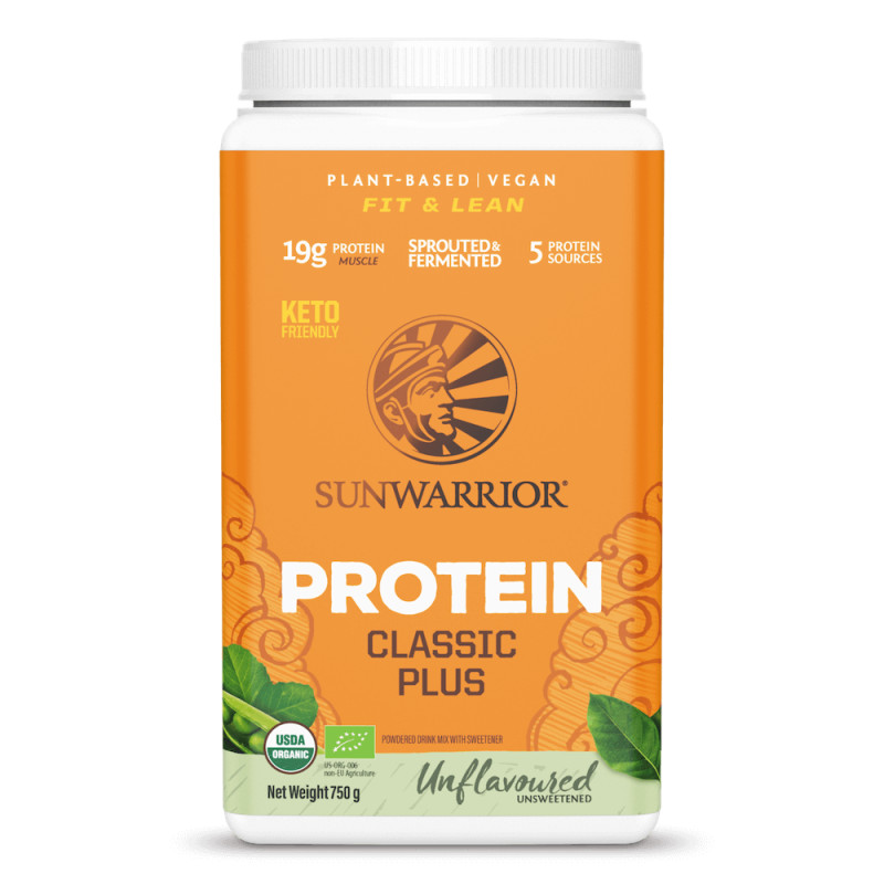 Sunwarrior - Protein Plus Organic Natural Pulver 750 g