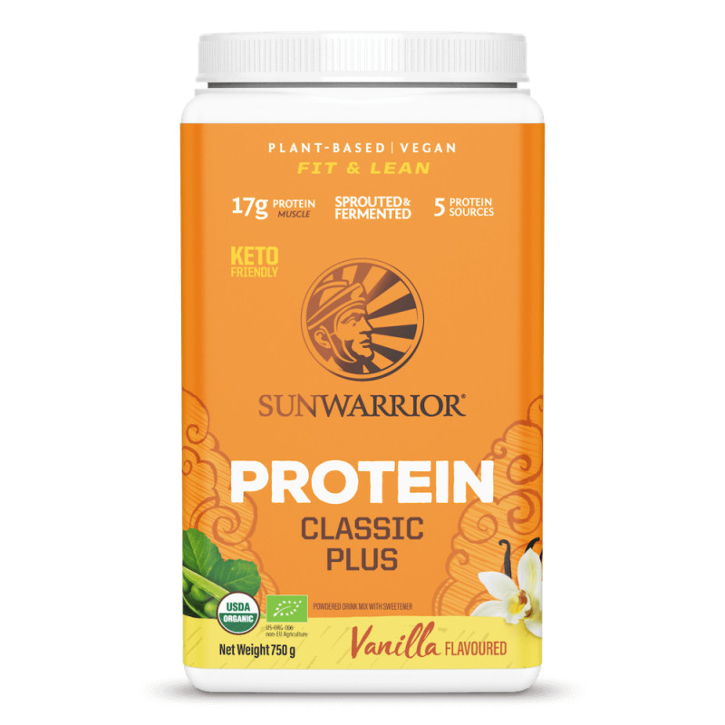 Sunwarrior - Protein Plus Organic Vanilla Pulver 750 g