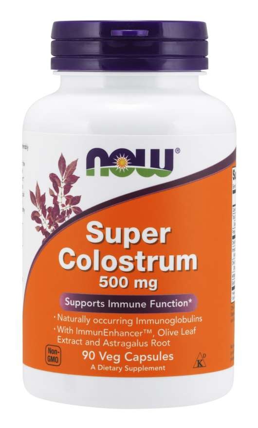 NOW Foods - Super Colostrum med Lactoferrin 500 mg