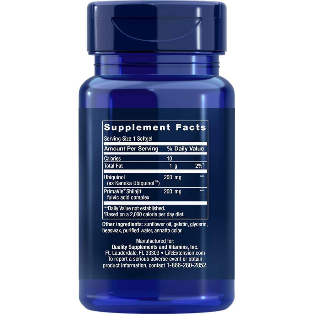 Super Ubiquinol CoQ10 med forbedret mitokondriel støtte, 200mg - 30 softgels - Billede 5