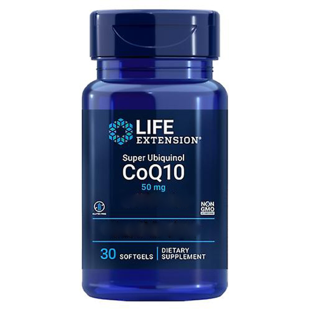 Super Ubiquinol CoQ10 med forbedret mitokondriel støtte, 50mg - 30 softgels - Billede 4