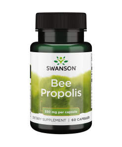 Swanson Bee Propolis 550mg 60 capsules