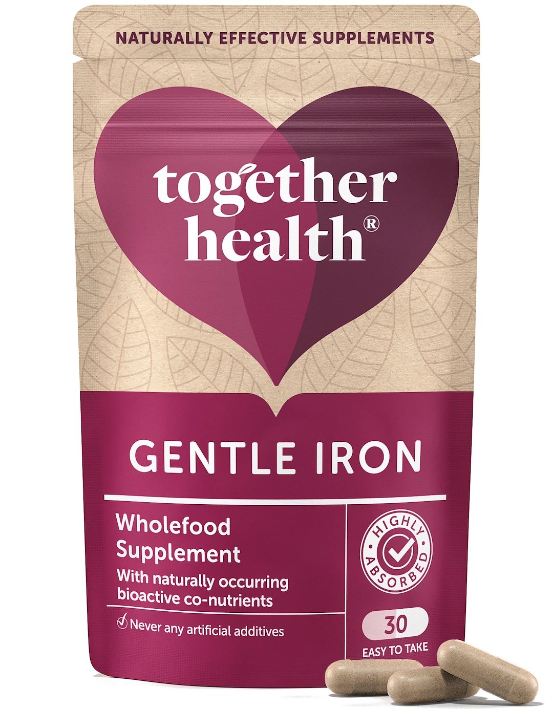 Together - Gentle Iron med B-vitaminer 30 kapsler