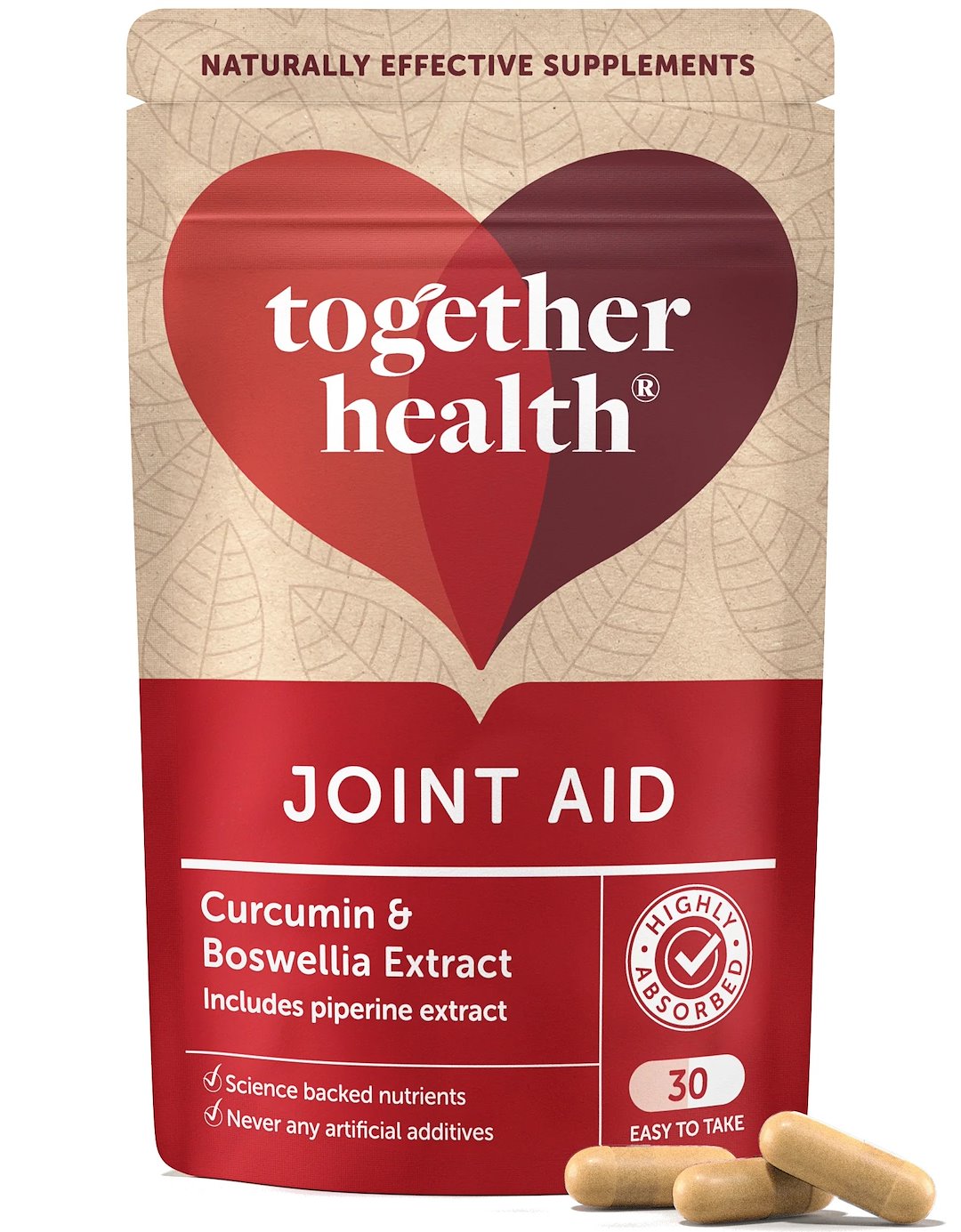 TOGETHER Joint Aid Curcumin & Boswellia Extract (30 caps)
