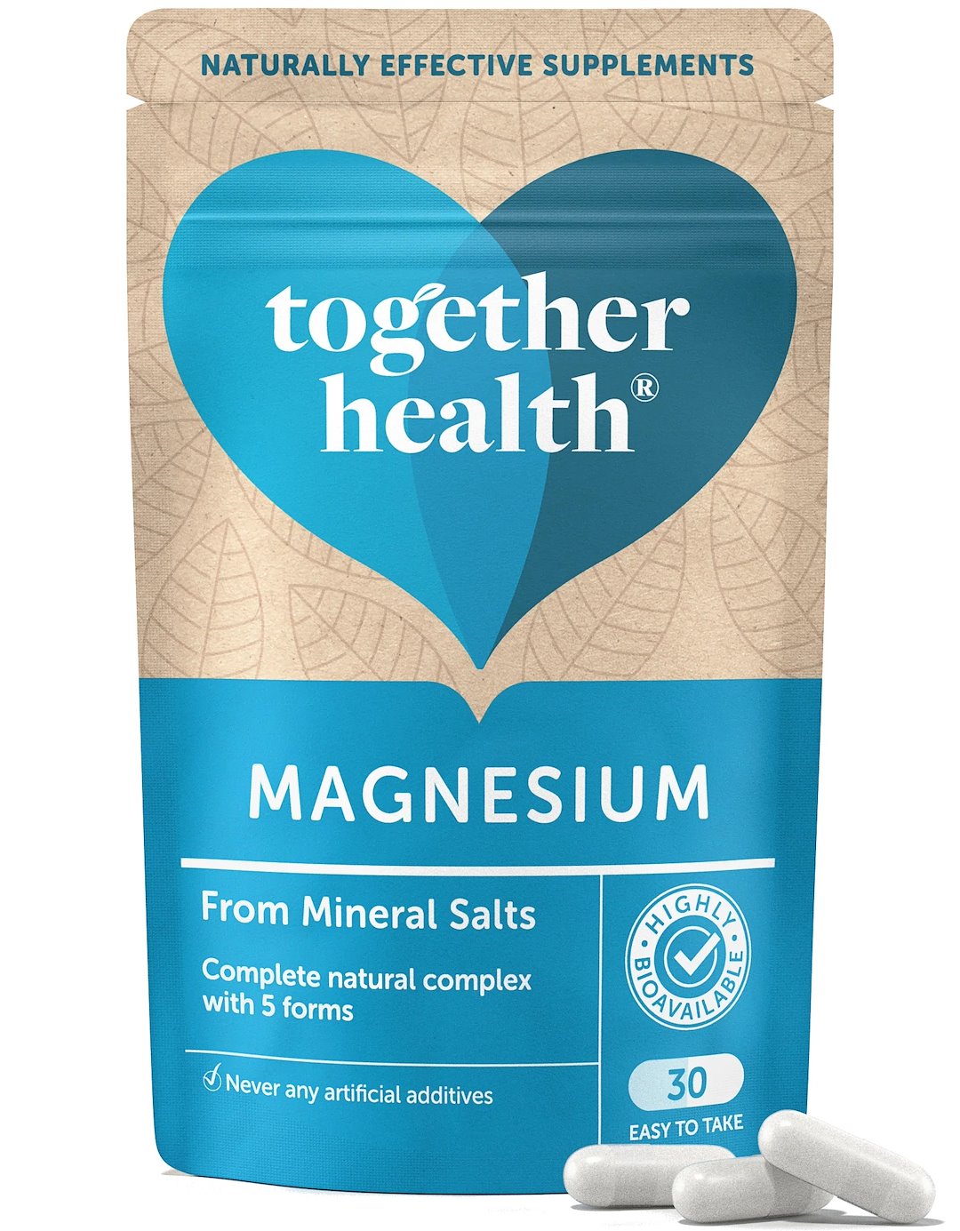 TOGETHER Magnesium - from natural marine salts (30 caps)