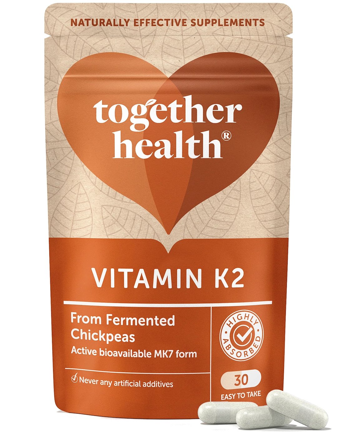 Together - Vitamin K2 MK-7 30 kapsler
