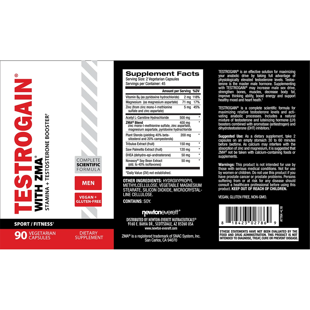 Testrogain - Testrogain med ZMA - Billede 2