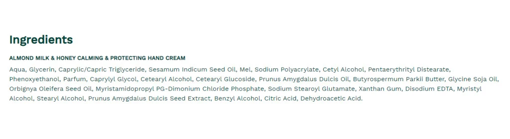 The Body Shop - Almond Milk Hand Cream 30 ml - Billede 2