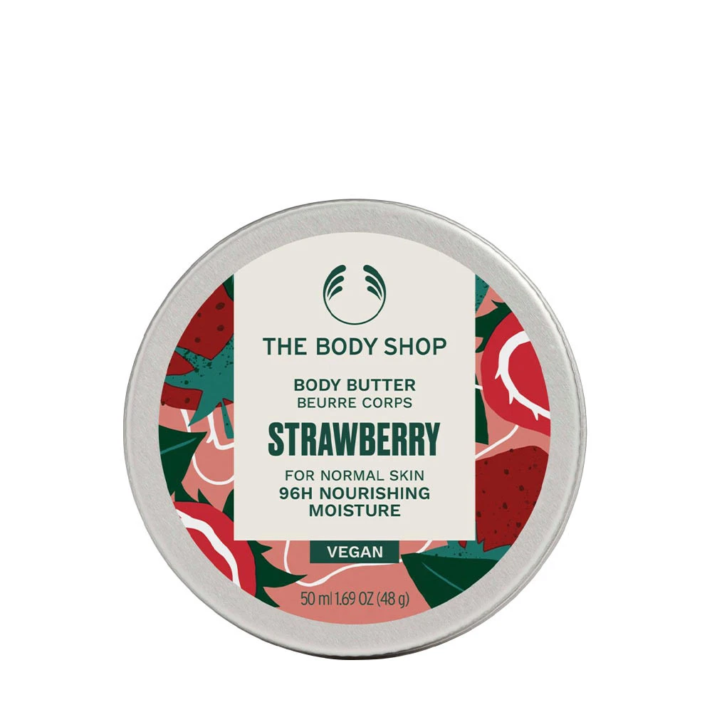 The Body Shop - Strawberry Body Butter 50 ml billede