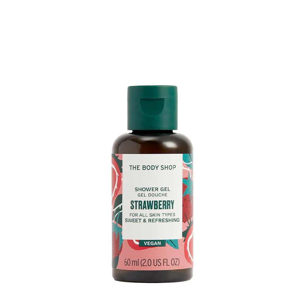 The Body Shop - Strawberry Shower Gel 60 ml billede