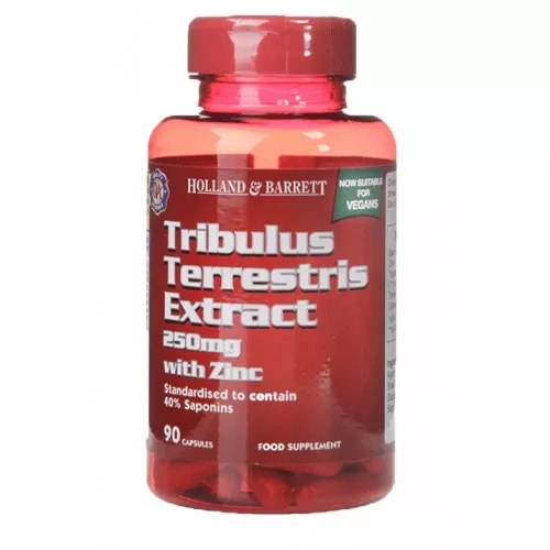 Tribulus Terrestris ekstrakt med zink, 250mg - 90 vcaps
