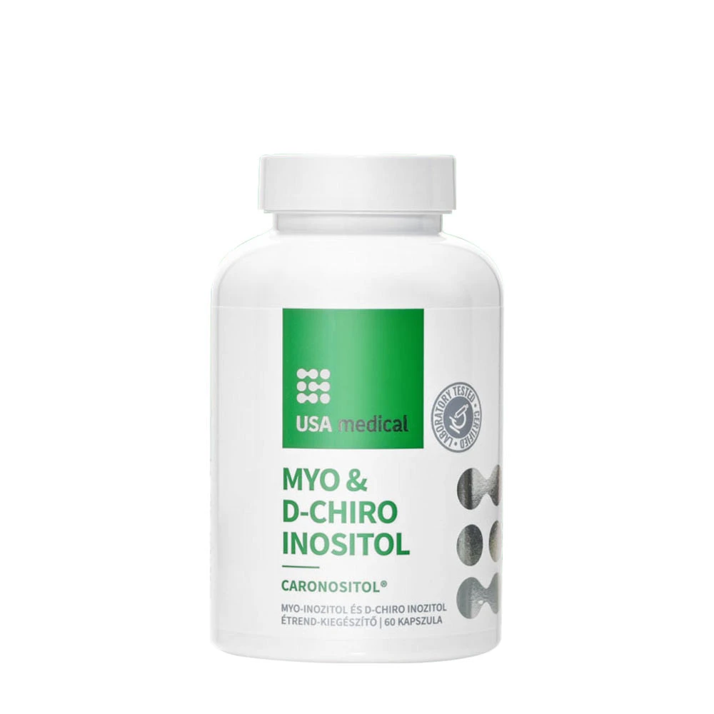 USA Medical - Myo & D-Chiro Inositol 60 kapsler