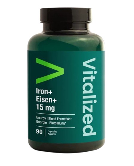 Vitalized - Iron+ 90 kapsler