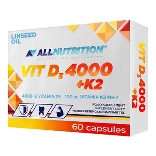 Vit D3 4000 + K2 - 60 kapsler