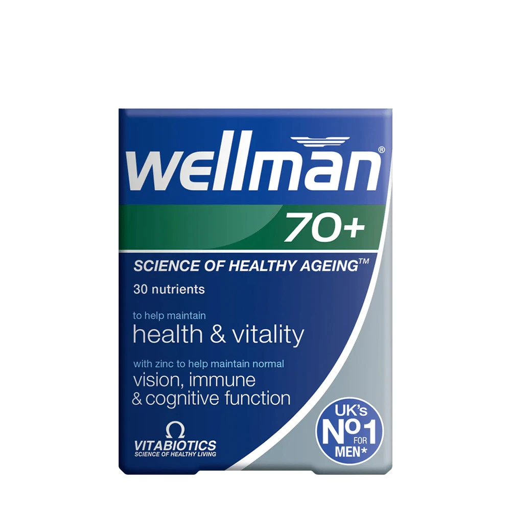 Vitabiotics - Wellman 70+ 30 tabletter