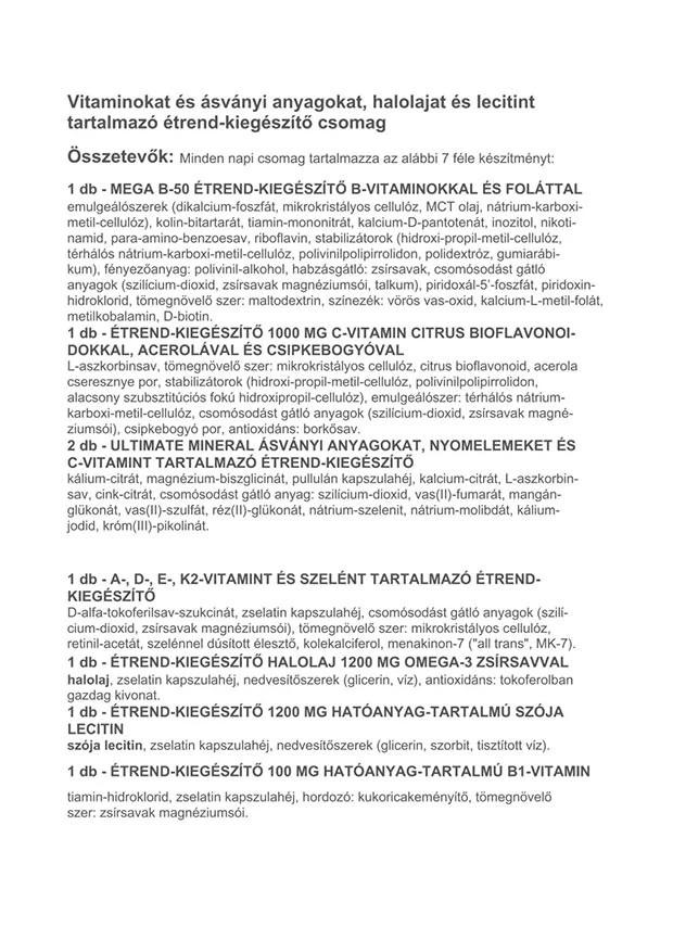 Vitaking - Multivitamin Plus Pack 365, 30 pakker - Billede 2