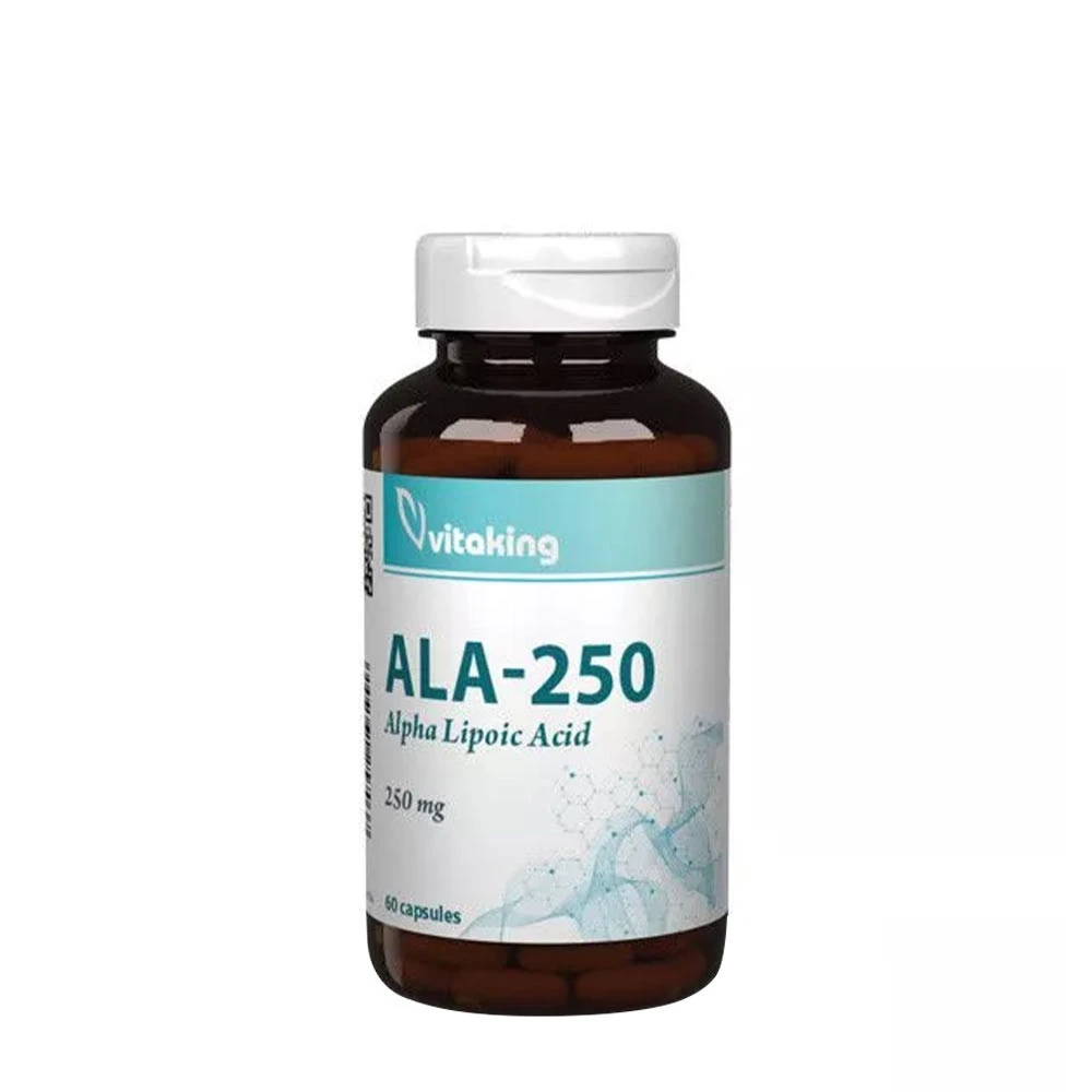 Vitaking - ALA-250 Alpha Lipoic Acid 250 mg (60 kapsler)