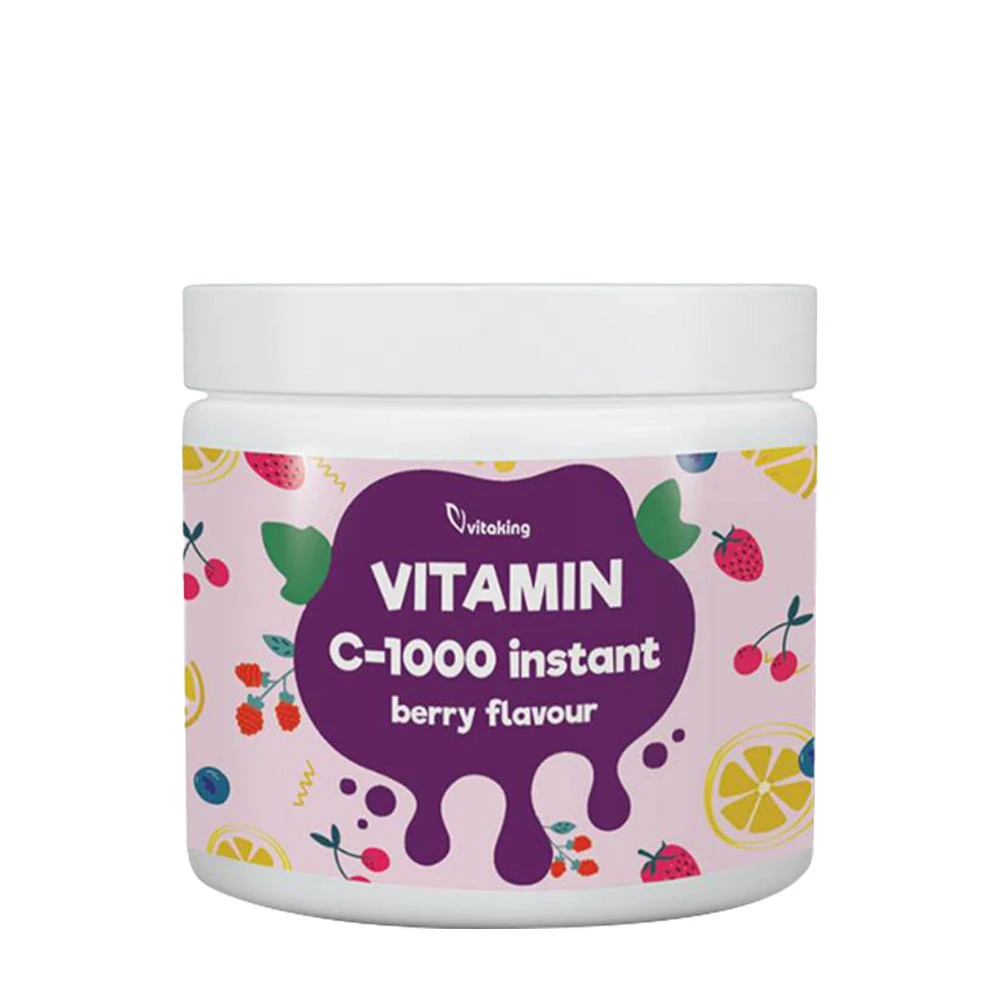 Vitaking - Instant Supreme Vitamin C-pulver med Solbærsmag 400 g