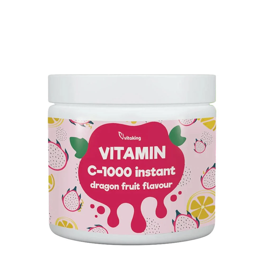 Vitaking - Instant Supreme Vitamin C-pulver, Dragon Berry 400 g