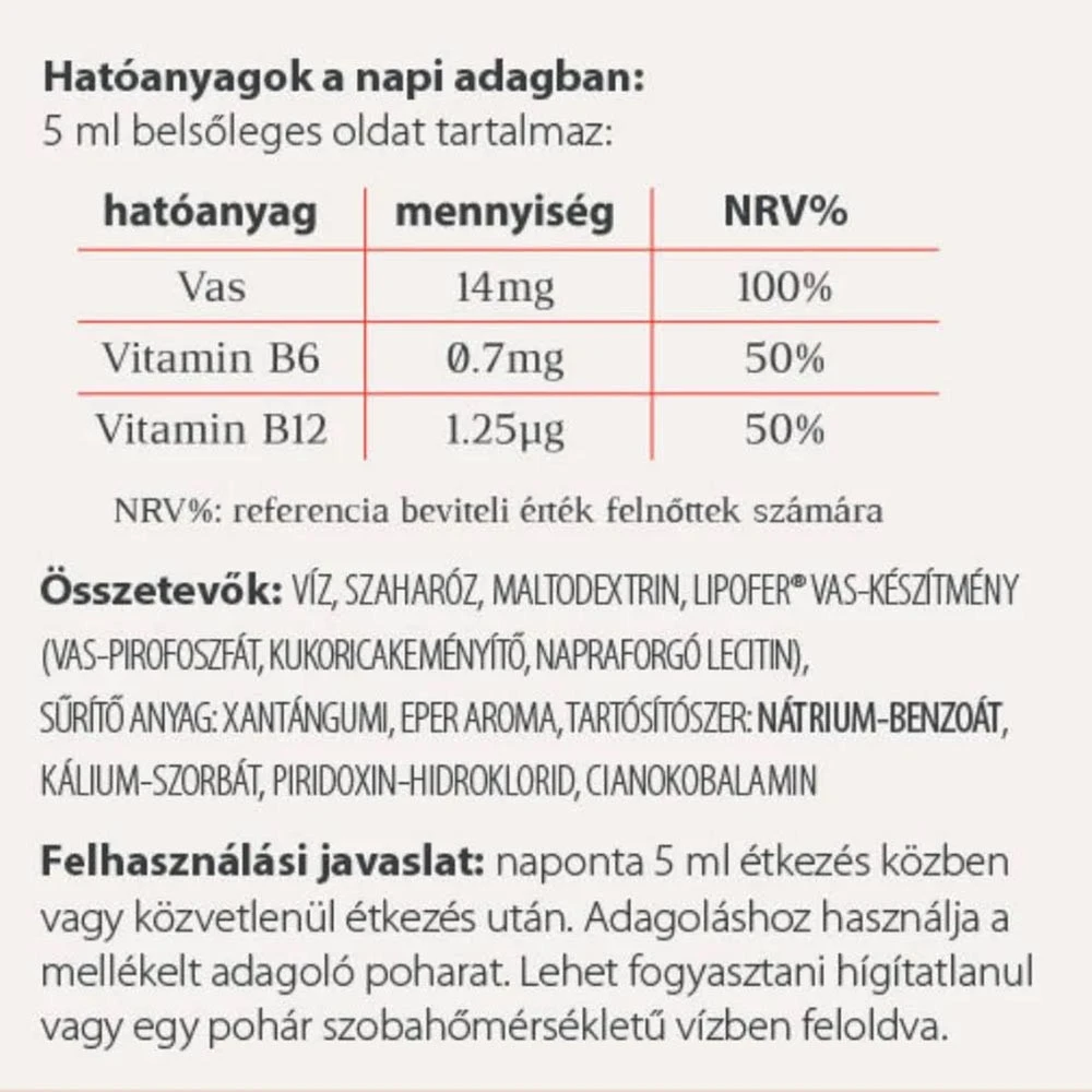 Vitaking - Vitafer Jernsirup 120 ml - Billede 2