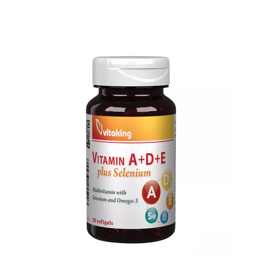Vitaking - Vitamin A+D+E plus Selen 30 Softgels