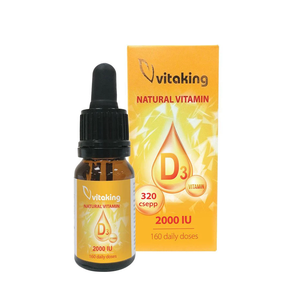 Vitaking - Vitamin D3 Dråber 10 ml