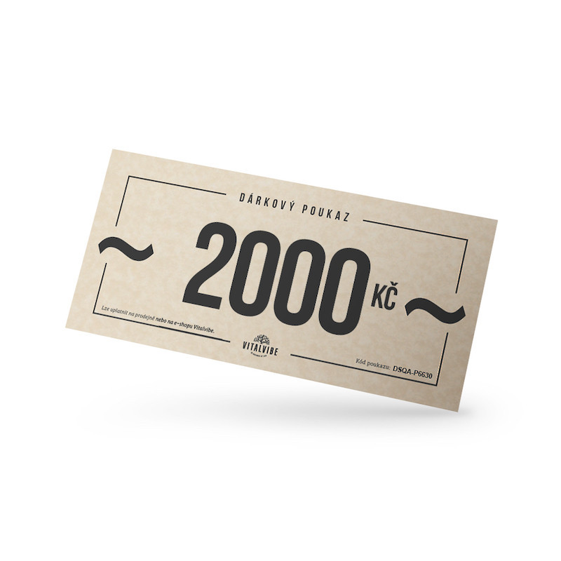 Vitalvibe - Gavekort 2000 Czk-image