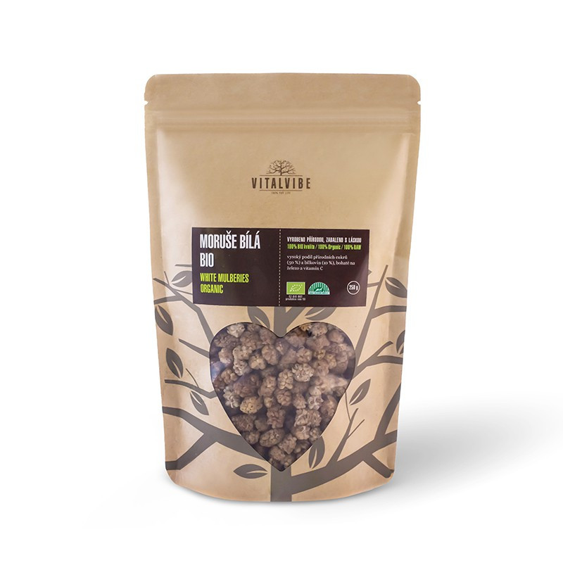 Vitalvibe - Økologiske Hvide Morbær 250 g