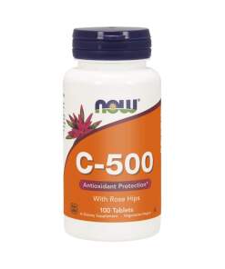 Vitamin C-500 with Rose Hips - 100 tablets