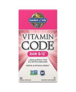 Vitamin Code Raw B-12 - 30 vegan caps