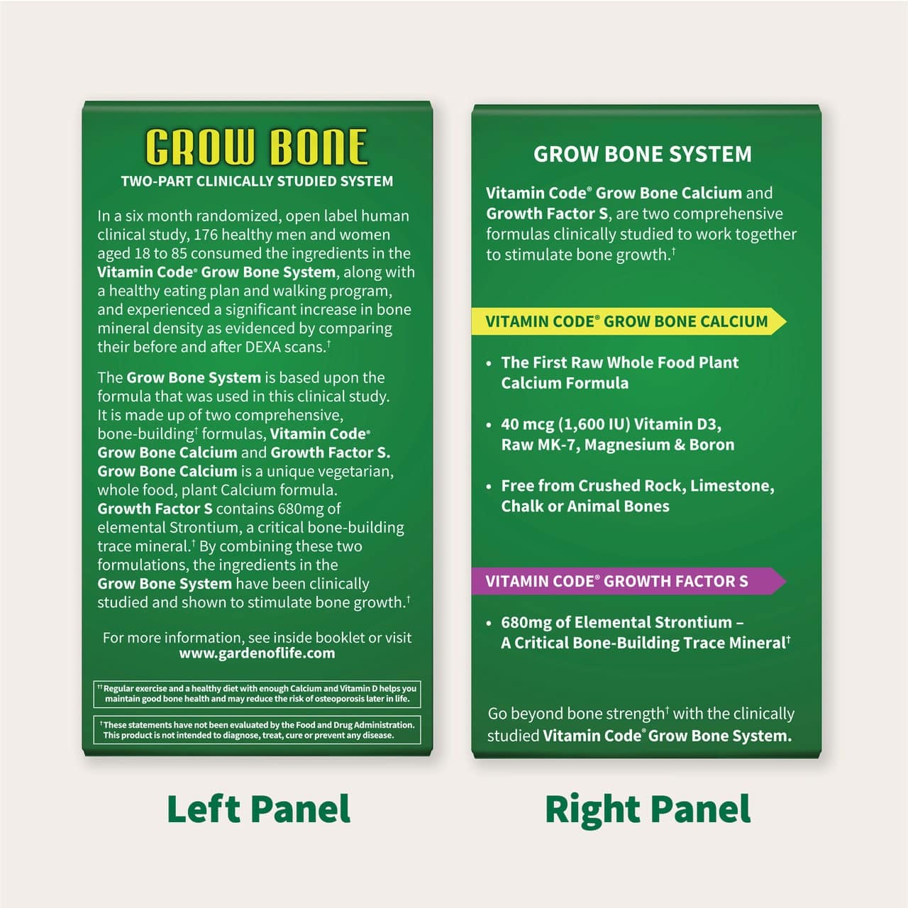 Vitamin Code Vækstsystem for Knogler - 30 dages forsyning - Billede 3
