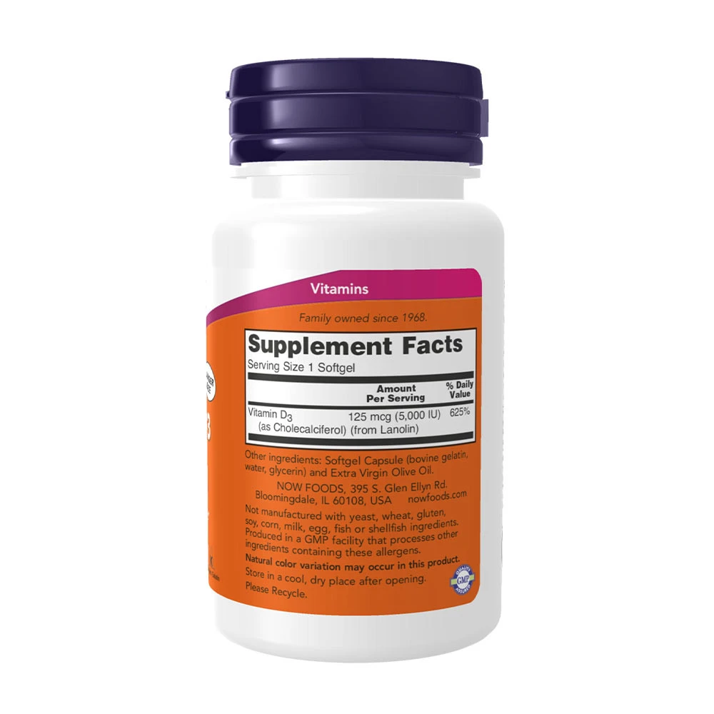 5000 IU - 240 softgels