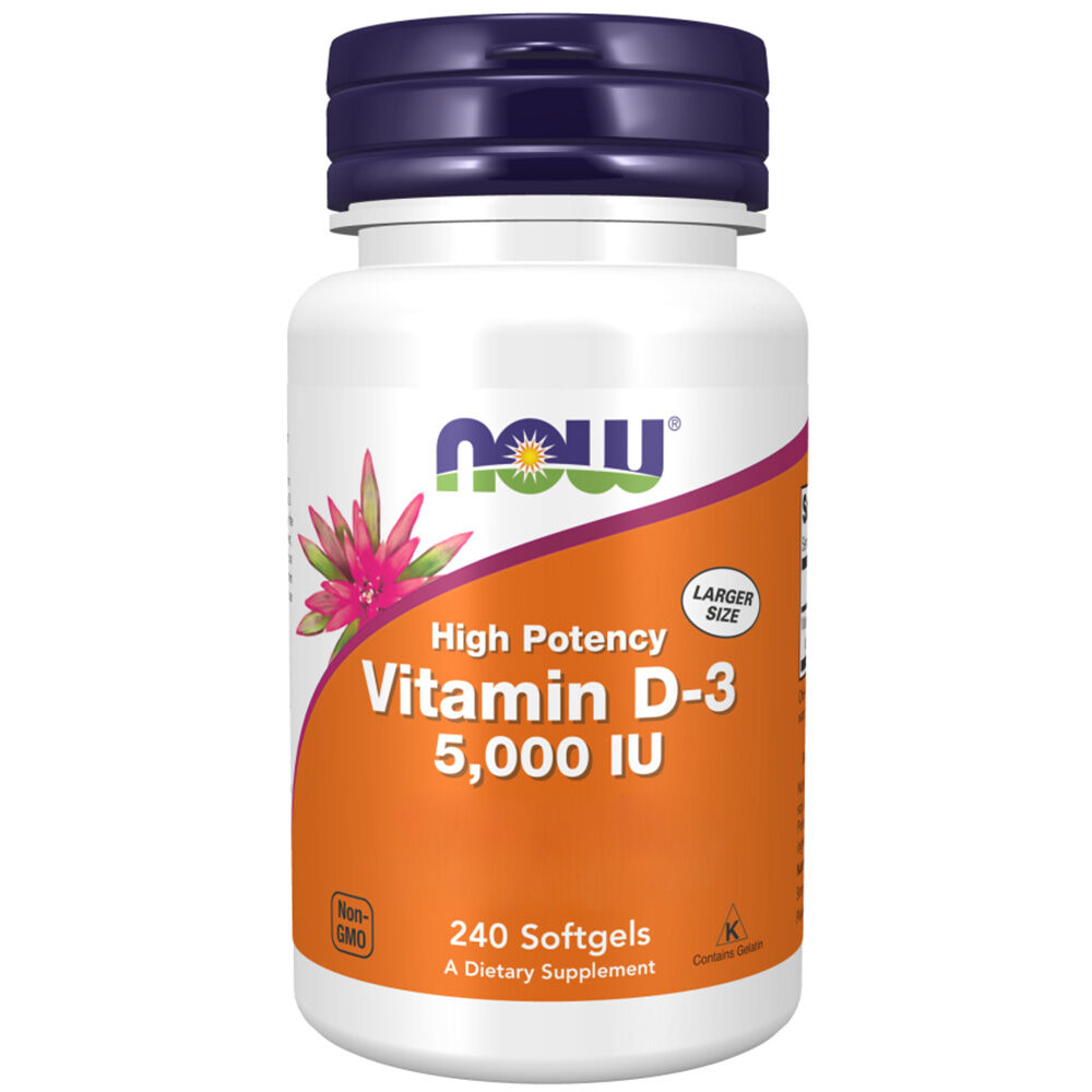 D3-vitamin, 5000 IE - 240 softgels - Billede 4