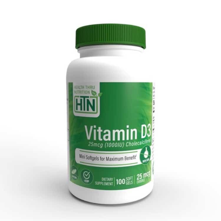 Vitamin D3, 1000 IE - 100 softgels