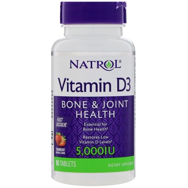 Vitamin D3 Fast Dissolve, 5000IU - 90 tabs