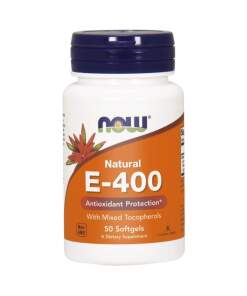 Vitamin E-400 - Natural (Mixed Tocopherols) - 50 softgels