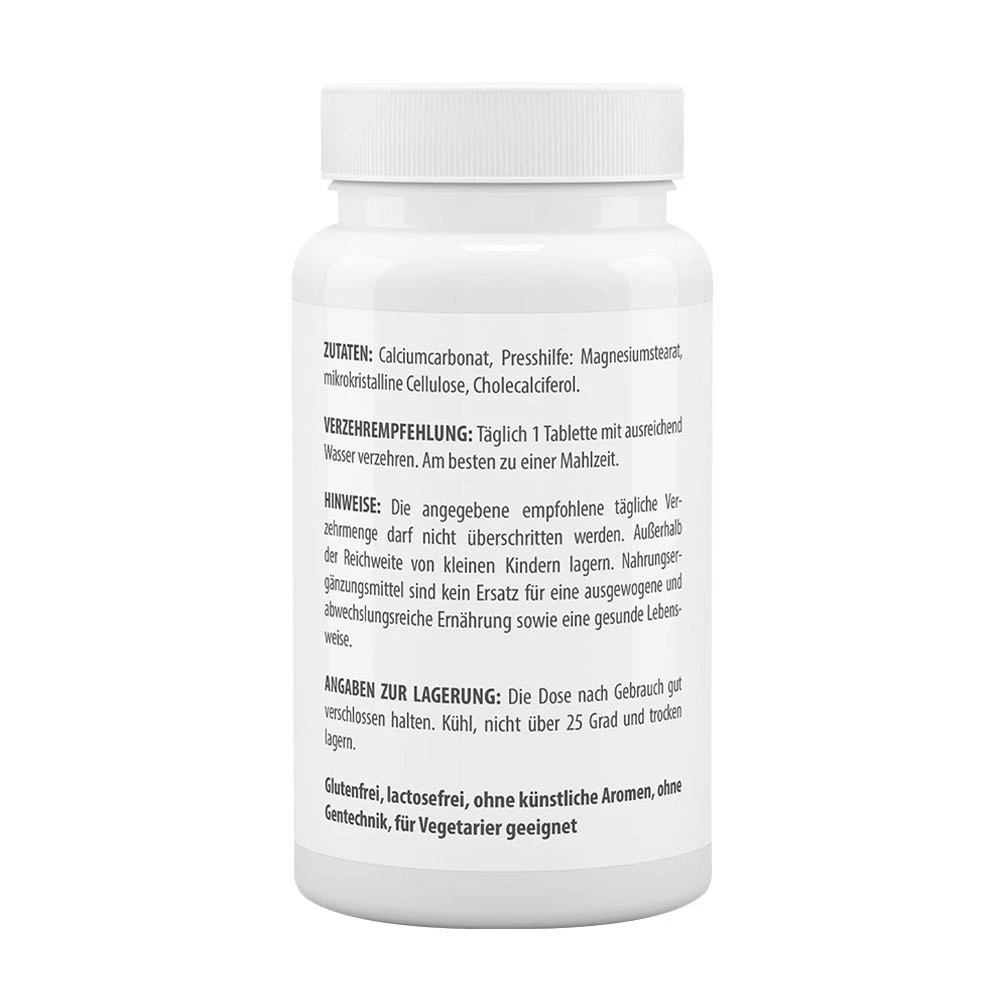 Vitaworld - Calcium 600 plus vitamin D3 60 tabletter - Billede 3