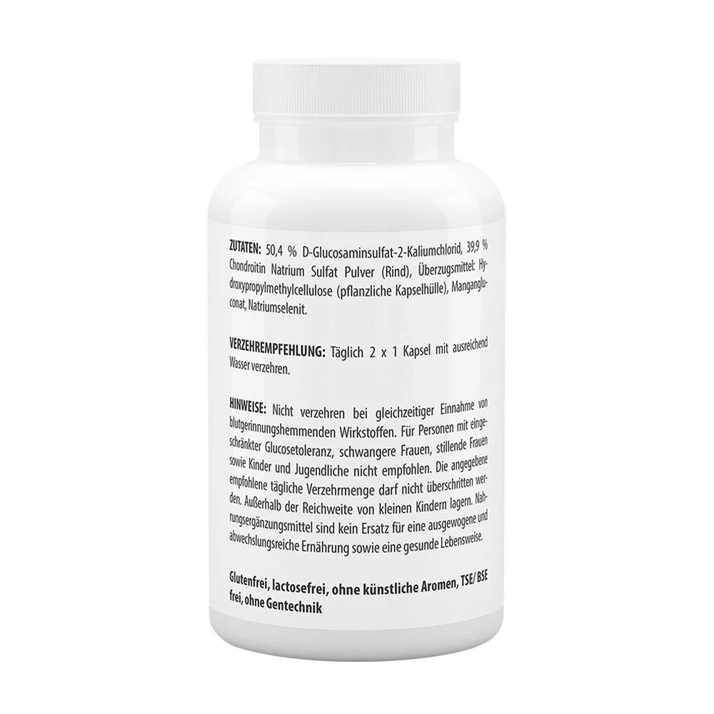 Vitaworld - Glucosamin 500 + Chondroitin 400, 100 kapsler - Billede 3