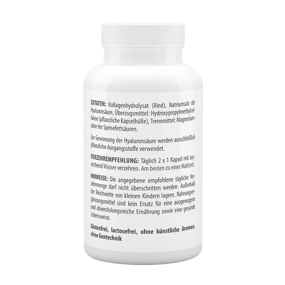 Vitaworld - Hyaluronsyre 100 + Kollagen 400, 120 kapsler - Billede 3