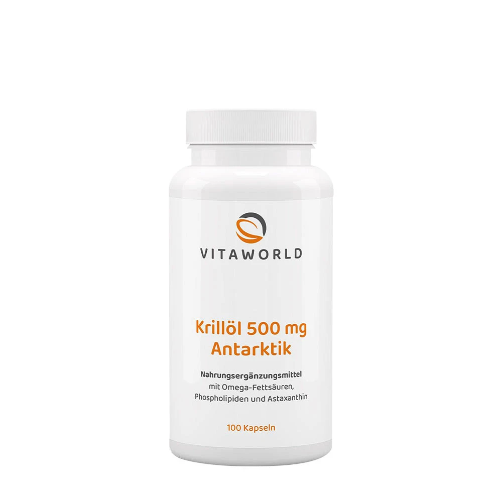 Vitaworld - Krillolie fra Antarktis 500 mg (100 kapsler)