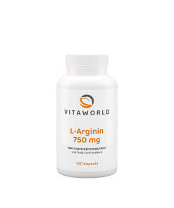 Vitaworld L-arginine 750 mg (100 Capsules)