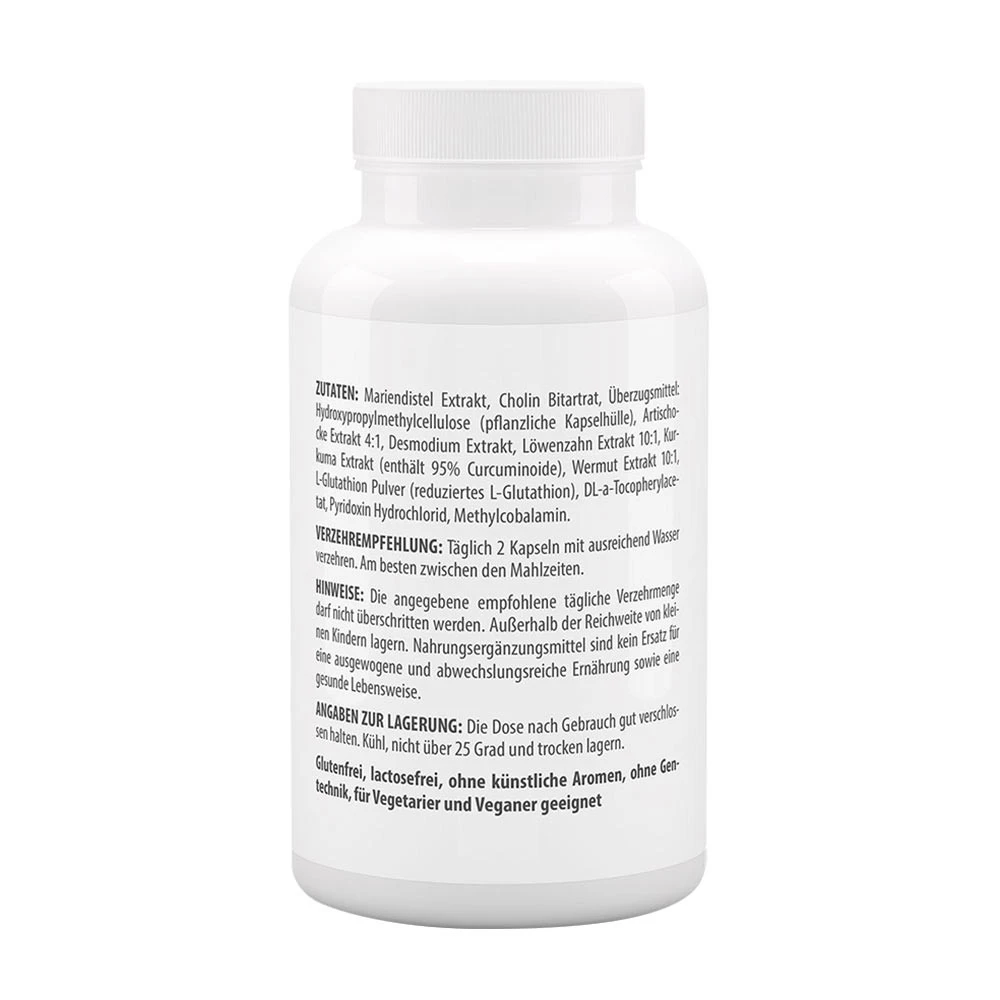 Vitaworld - Liver-Vital Complex 120 kapsler - Billede 3