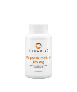 Vitaworld Magnesium Citrate 125 mg (120 Capsules)