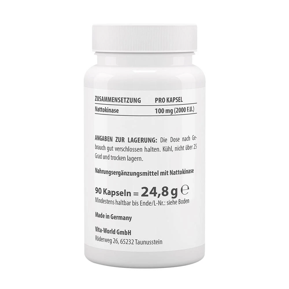Vitaworld - Nattokinase 90 kapsler - Billede 2