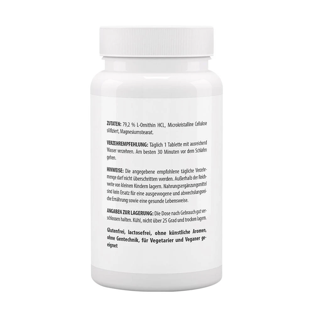 Vitaworld - Ornithin 1000 mg (120 tabletter) - Billede 3