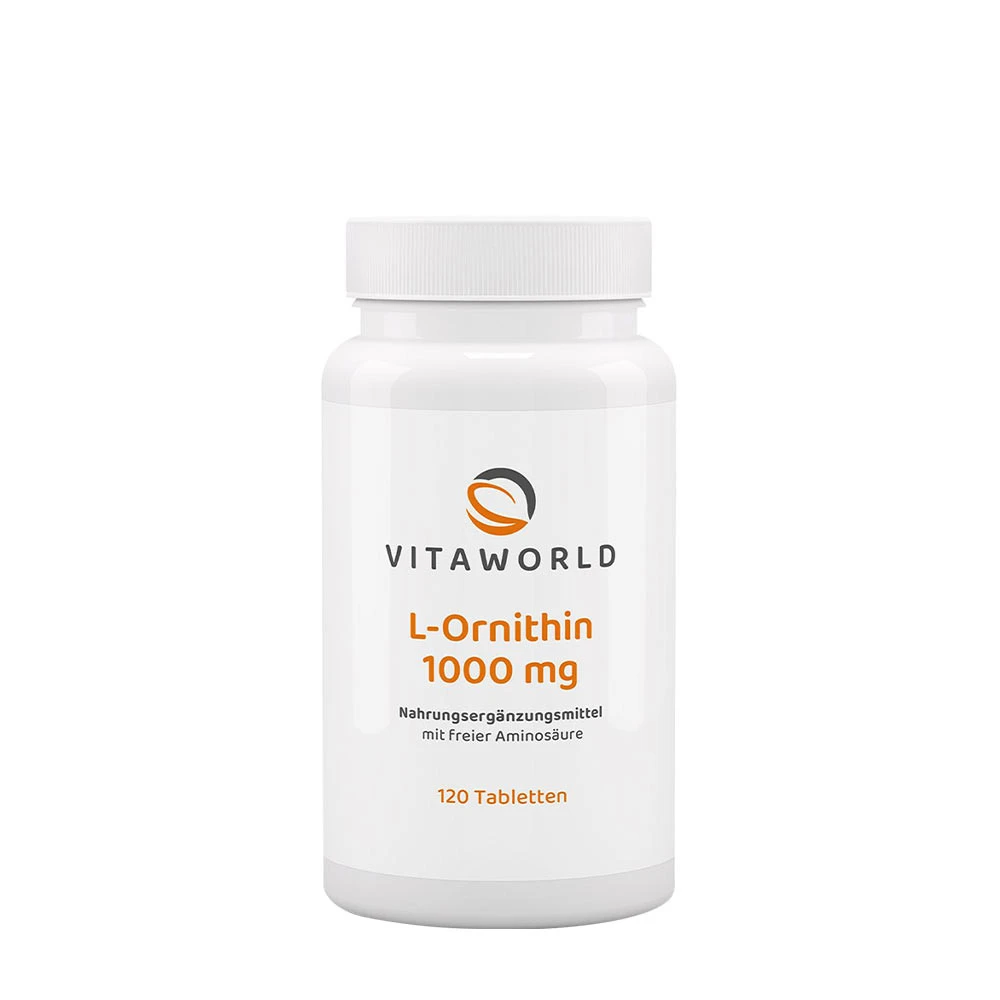 Vitaworld Ornithine 1000 mg (120 Tablets)