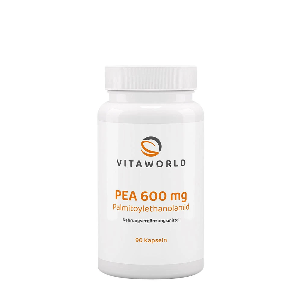Vitaworld - PEA 600 mg Palmitoylethanolamid (90 kapsler)