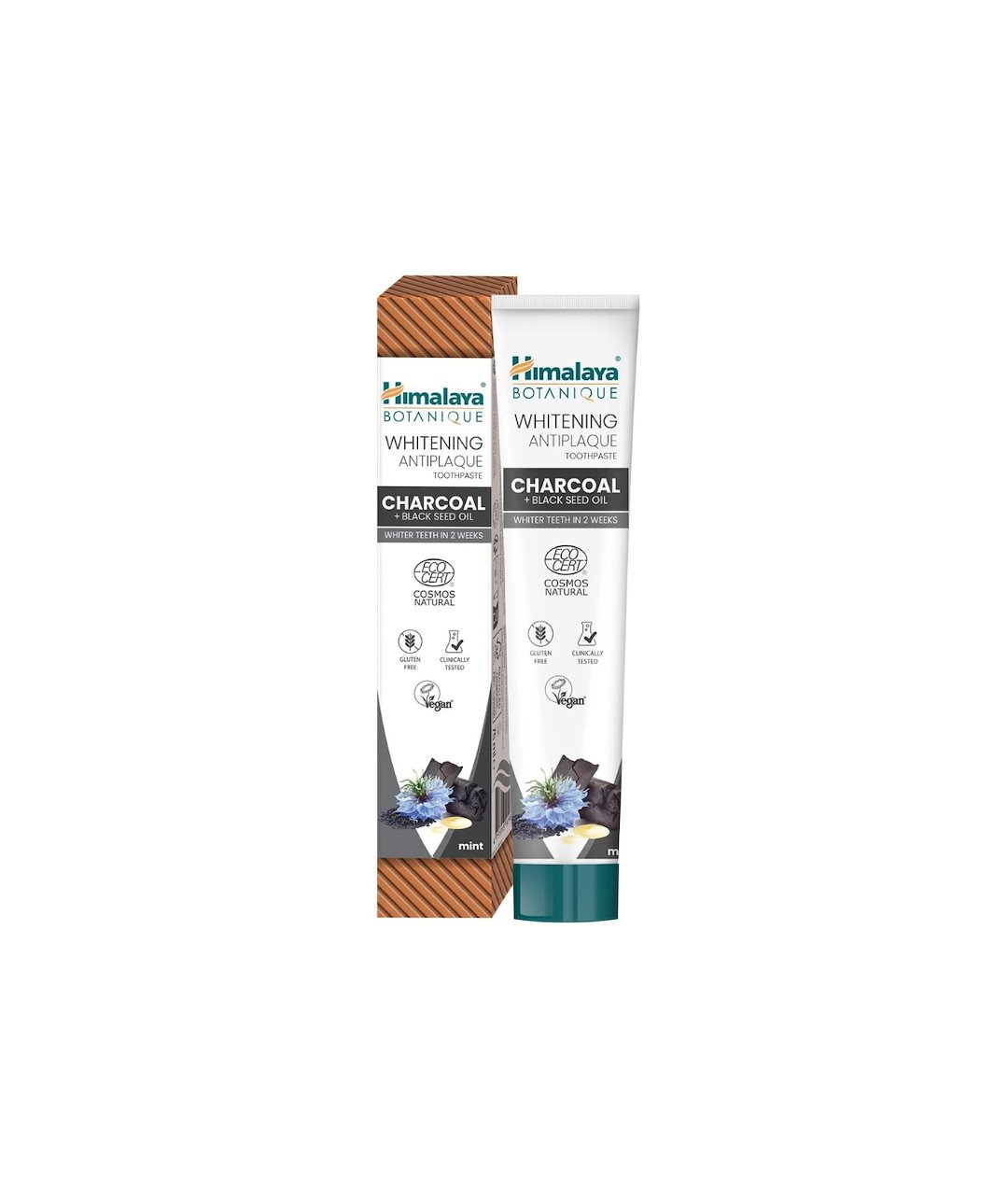 Whitening Antiplaque Toothpaste Charcoal + Black Seed Oil