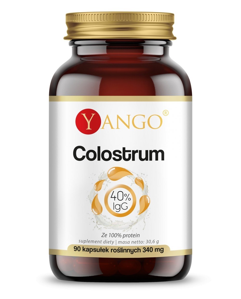 Yango - Colostrum 40% Immunoglobuliner, 90 kapsler