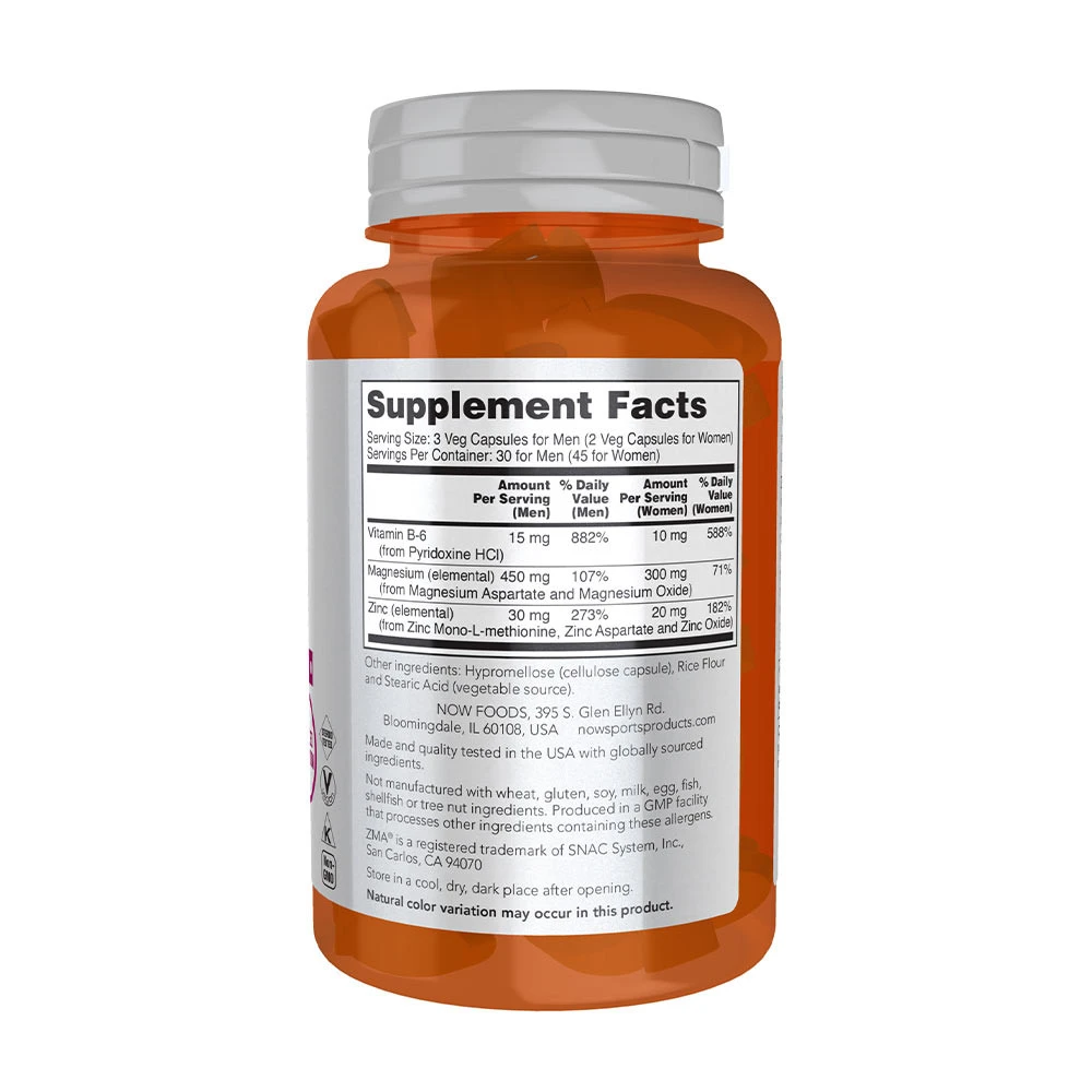 ZMA - Sportsgendannelse - 90 kapsler - Billede 2